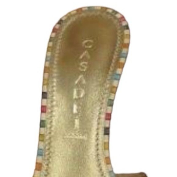 NEW Casadei Striped Mule Size 7.5 Box Included - Picture 9 of 12